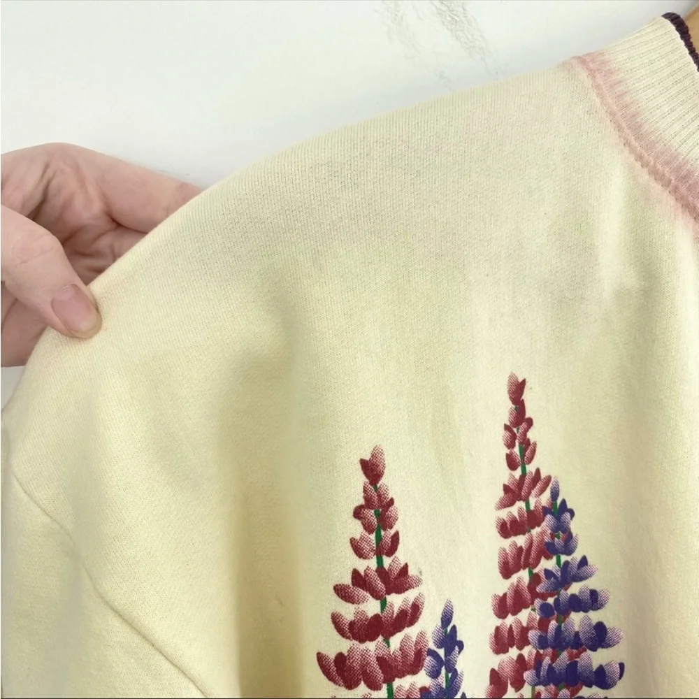 Vintage Sugar Hill Lupine Button Up Sweatshirt Small - Picture 11 of 17